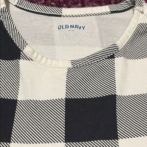 Old Navy Black and White Checkered  dress